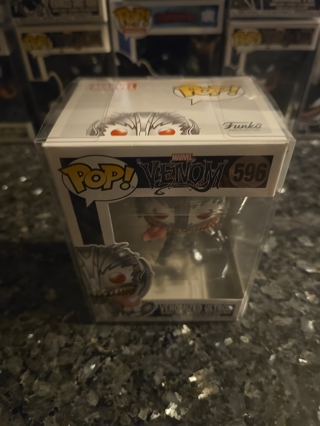 Funko Pop! Marvel Venom - #596 Venomized Ultron NEW w/Free Protector 