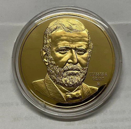 1973 FM STERLING SILVER 41 GRAM PROOF PRESIDENTIAL COIN = 1.2 OZ ASW = GRANT