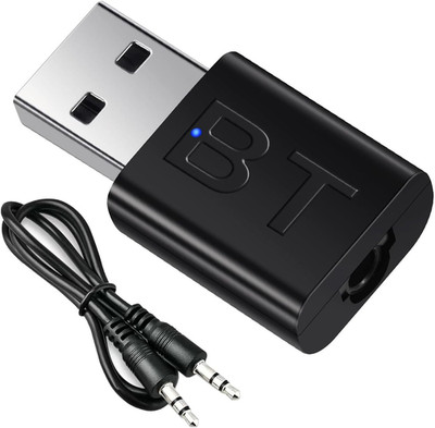 receptor bluetooth mini 2en1 usb 3.5mm coche adaptador cancelacion ruido musica