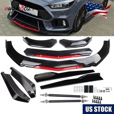 For Ford Focus Front Bumper Lip Spoiler Splitter Body Kit Side Skirt Rear Lip