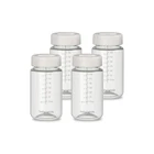 Baby Brezza Replacement Breastmilk Cooler Storage Bottles, Plastic, 10 oz 4-Pack