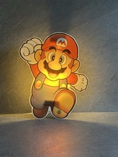 Vintage Super Mario Reklame Lampe Werbe Wandl...