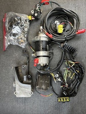 Mercury OEM 15-20hp Electric Start Conversion Setup Used 50-8M0151527 8M0188334