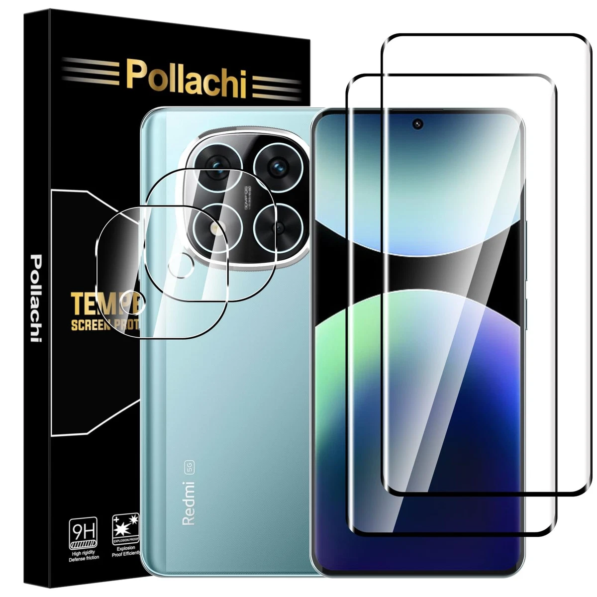 Pack 3x Pellicola In Vetro Temperato Per XIAOMI REDMI Note 8 PRO - REY Premium 9H Trasparente