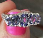 GENERATIONS 1912 Weinman Bros. 14k Tanzanite Diamond Ring Vintage Estate — photo 10