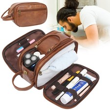 Herren Kulturbeutel Reise Kulturbeutel Kosmetiktasche Rasiertasche für Zubehör