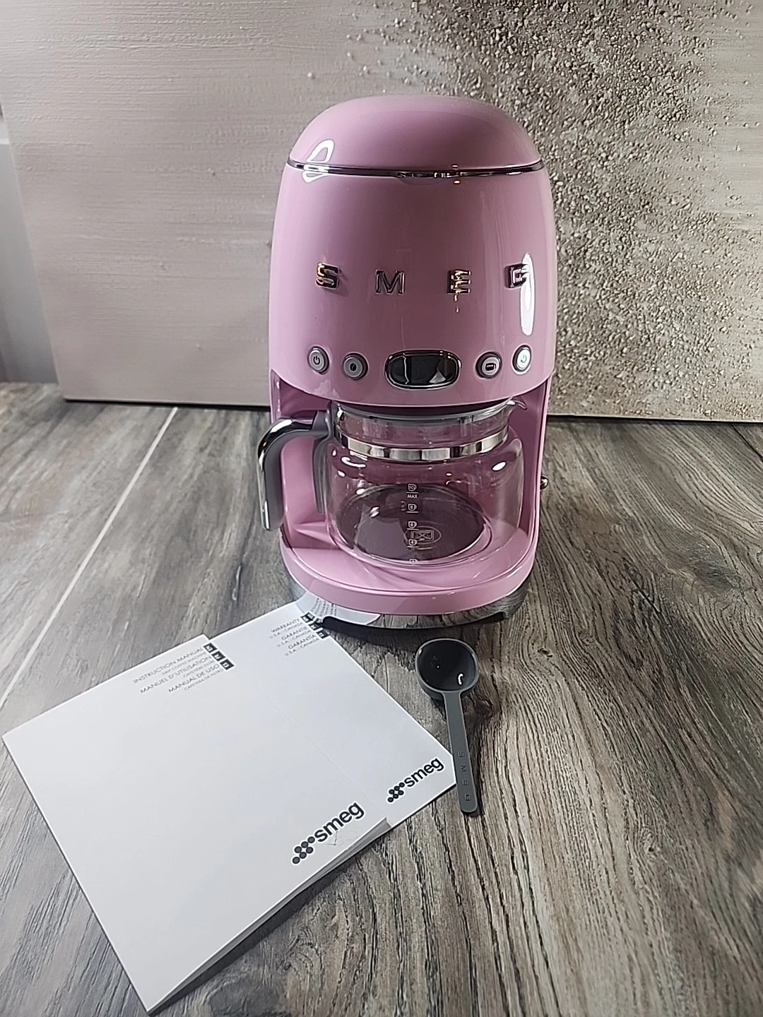 Smeg 50's Retro Pink Drip Coffee Machine