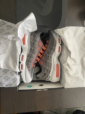 Nike Air Max 95 Kim Jones Black Total Orange Size 10.5 New With Box