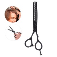5 Haarscheren Schwarzes Edelstahl Einstellbar Friseurscheren Zum AusdüNnen FüR
