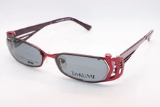 NEW TAKUMI T9740 RED PINK POLARIZED EYEGLASSES SUNGLASSES W/CLIP ON 50-17