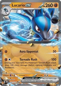 Lucario ex (#051/131) - Holofoil SV - Prismatic Evolutions NM Pokemon