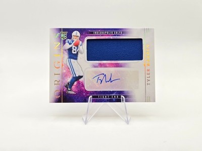 Tyler Warren 2025 Panini Origins RC RPA Auto Patch #RJJ-TWN Colts