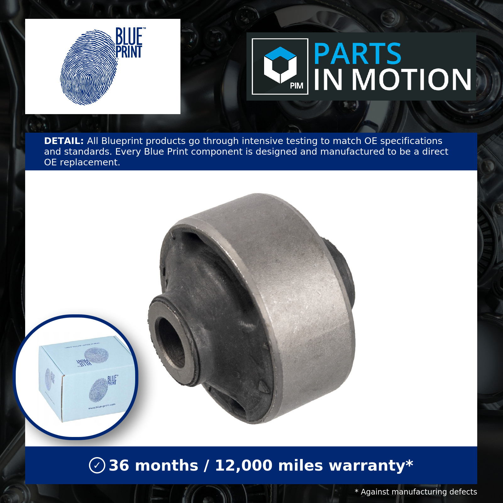 Wishbone / Control / Trailing Arm Bush Front Lower ADC48046 Blue Print Mounting
