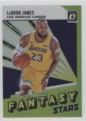 2018-19 Panini Donruss Optic Fantasy Stars Purple Prizm LeBron James #2 d5c