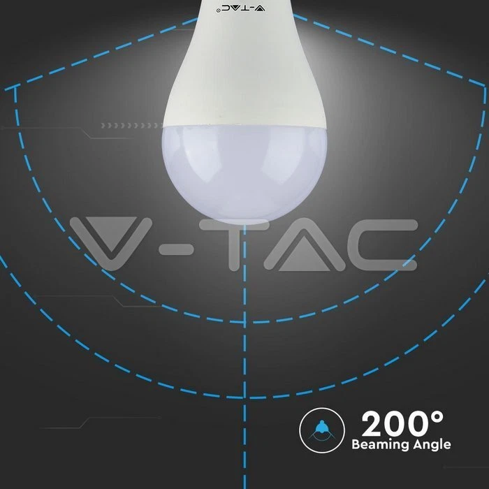 10 LAMPADINE LED E27 17W V-TAC BULB 1540Lm - Immagine 4 di 4