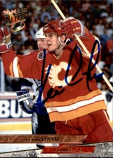 Kevin Dahl Signed Auto 1993-94 Fleer Ultra card Calgary Flames