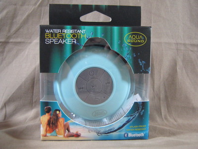 aqua sound water resistant bluetooth speaker