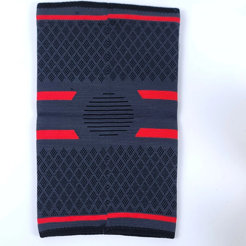 Medium Knee Brace Compression Sleeve Support Sport Joint Pain Arthritis Relief - Image 2 of 4