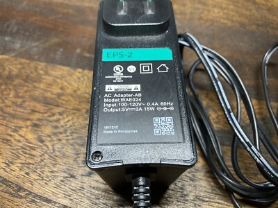 AcBel Model-WAC010 5V 3A EPS-2 Power Supply AC Adapter 