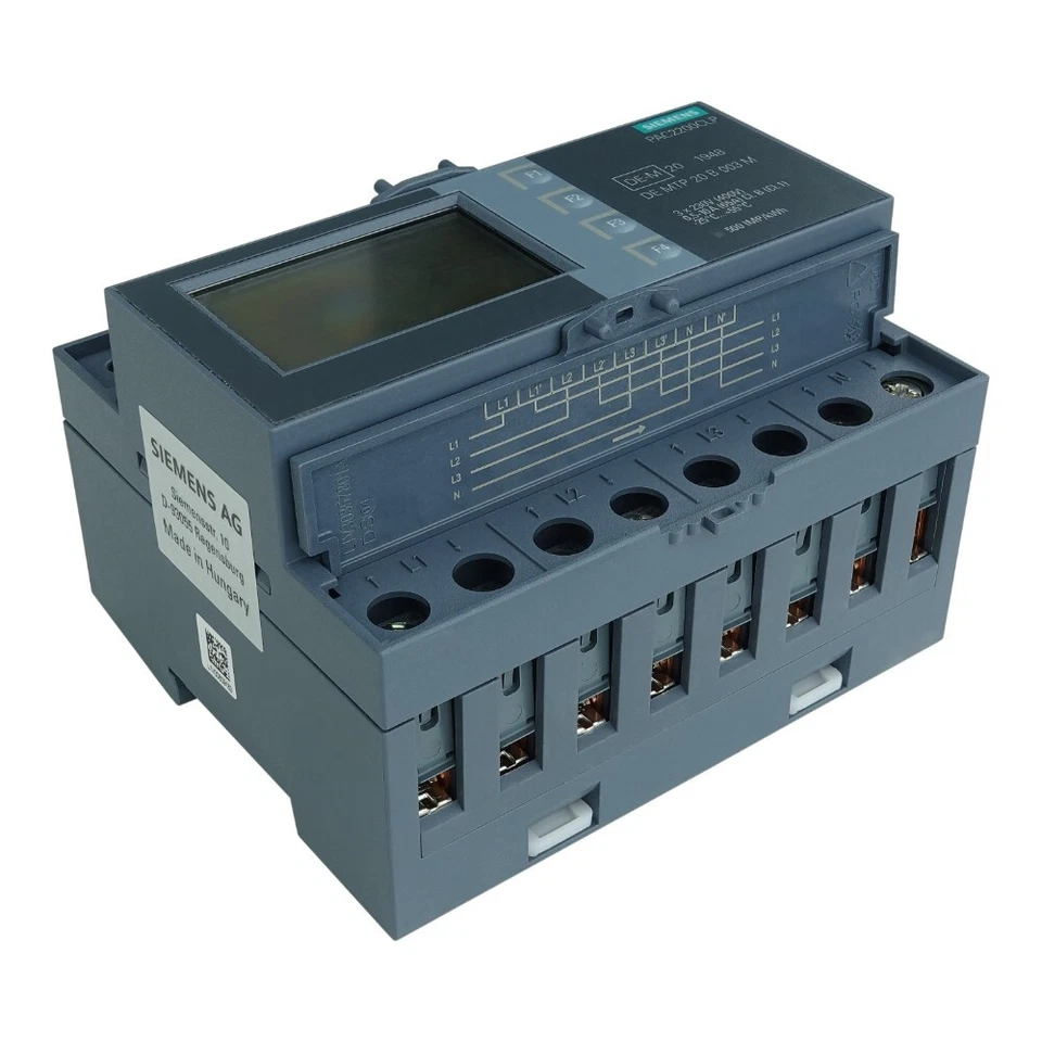 Siemens SENTRON PAC2200CLP Messgeräte Energiemonitoring 7KM2200-2EA40-1JB1 6824 - Bild 4 von 4