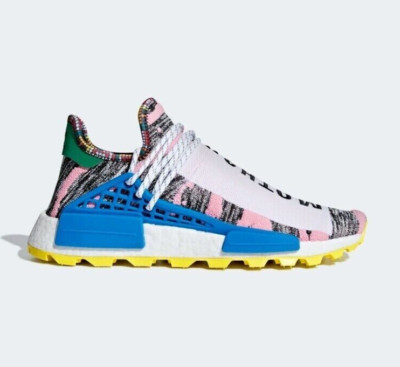 Adidas NMD Hu Pharrell Solar Pack Mother - UK 10 - EU 44 2/3 US 10,5 Weiß Pink