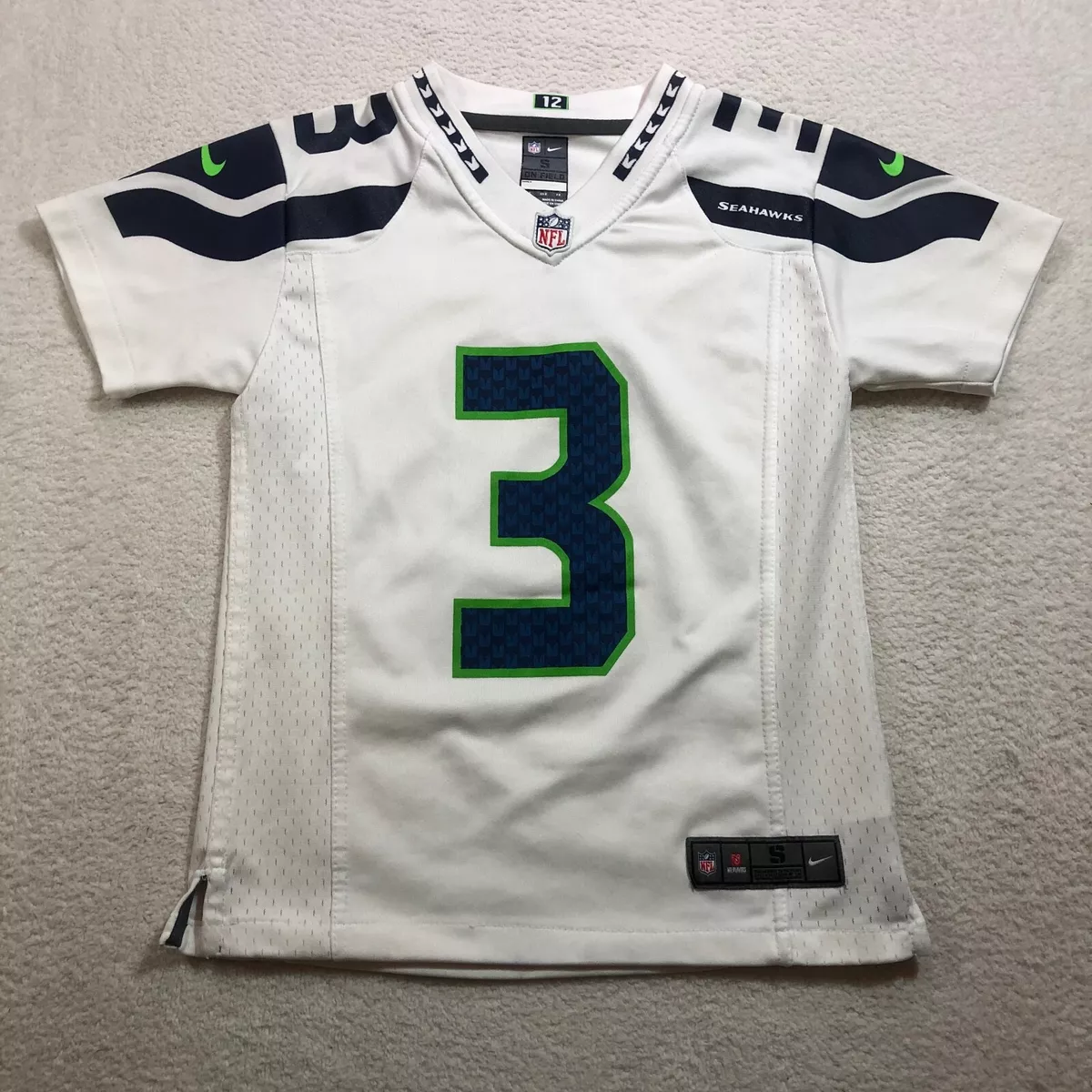 Russell Wilson Seattle Seahawks Nike Game Jersey - White