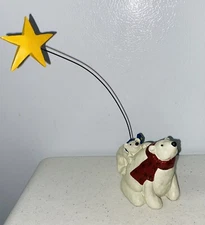 Stampin' Up Studio Polar Bears Figurine  Baby Bear following Star VBR16D