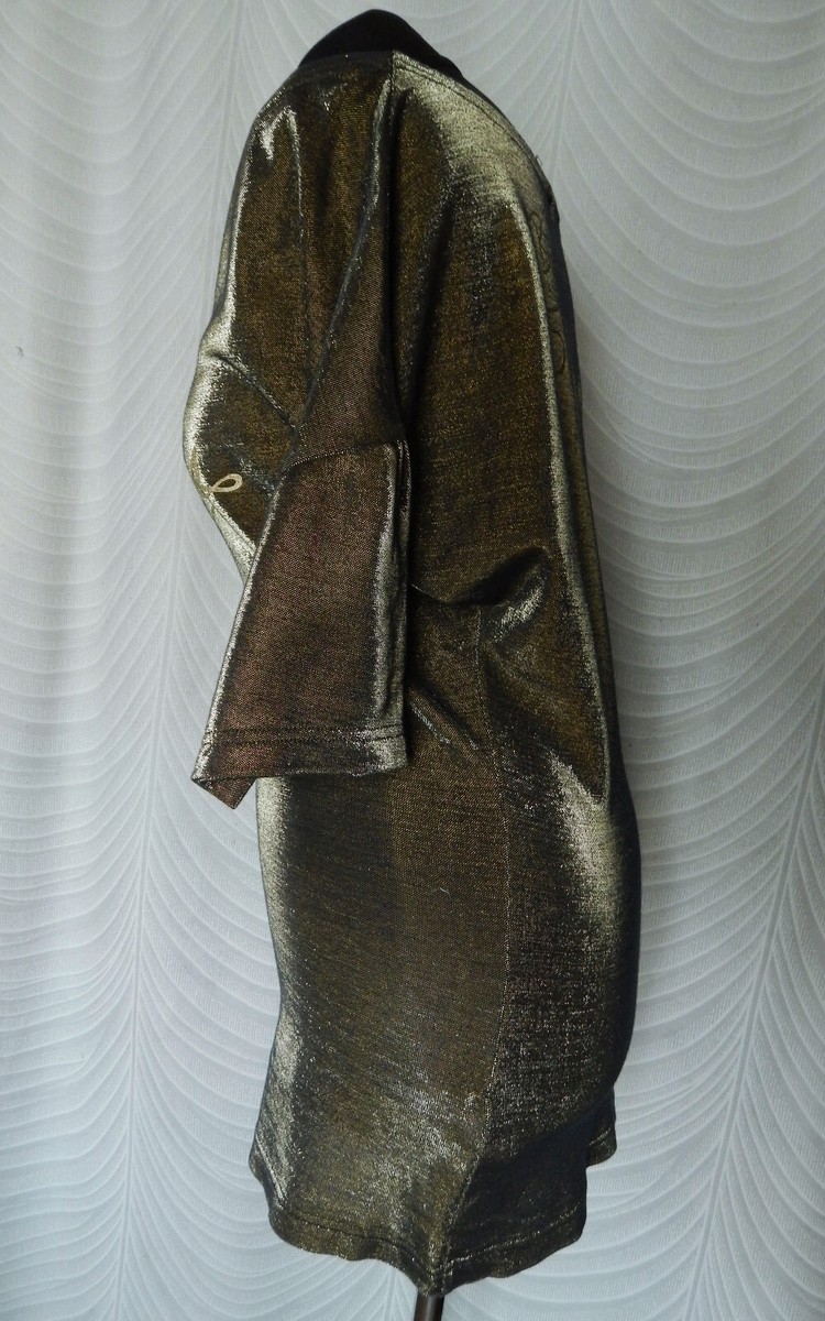 Vivienne Westwood Small Open 24 Hours Long Top in Metallic