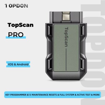 2025 TOPDON TopScan PRO+ Wireless Car Diagnostic Code Reader Full System & Reset