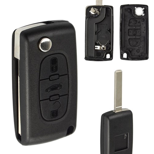 2 3 Pulsanti TPU Custodia Per Chiave Auto Supporto Shell Per Peugeot - Foto 10