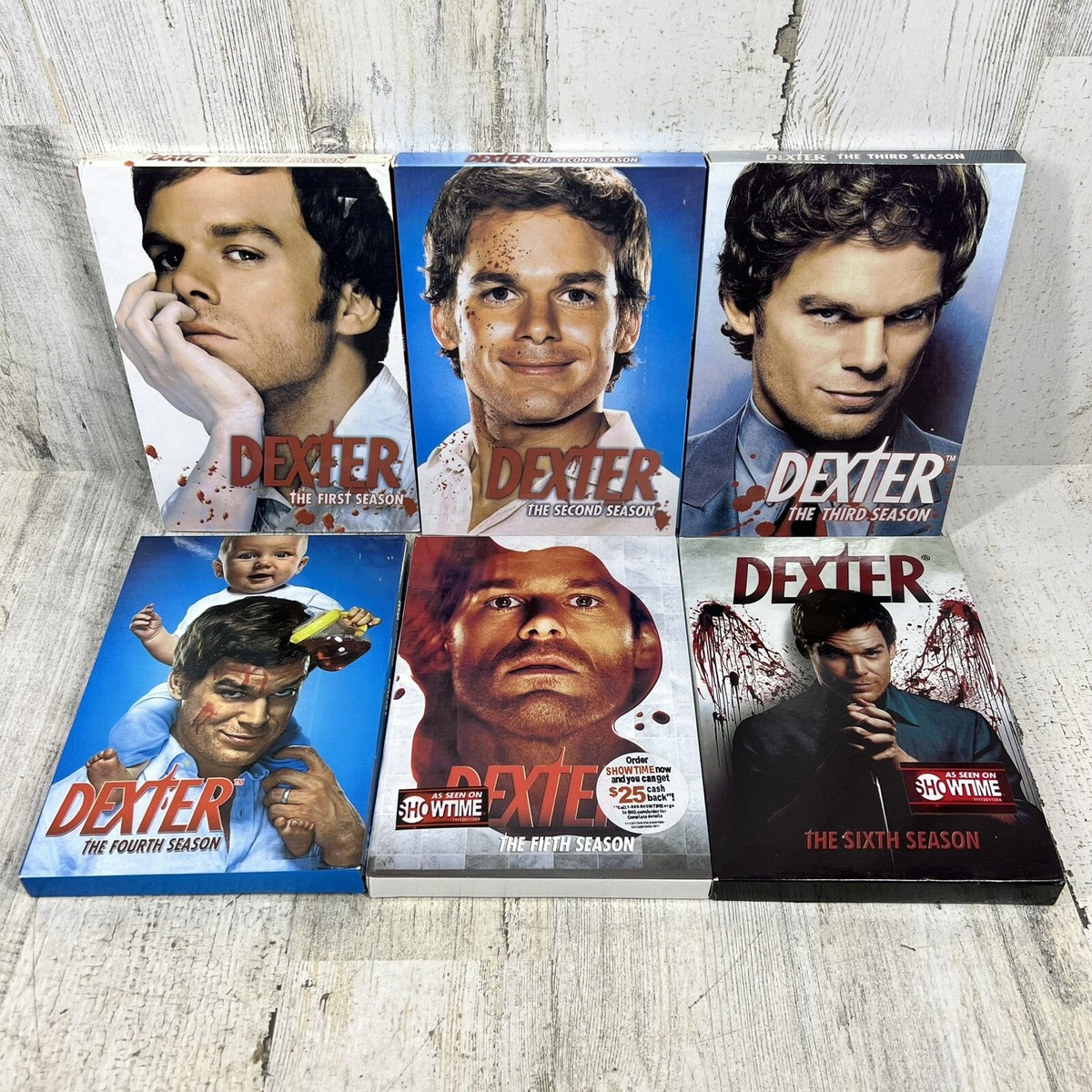 DEXTER デクスター シーズン1〜5　DVDコンプリートBOX Dexter: TV Series DVD Seasons 1-5 (Seasons 1-4 SEALED