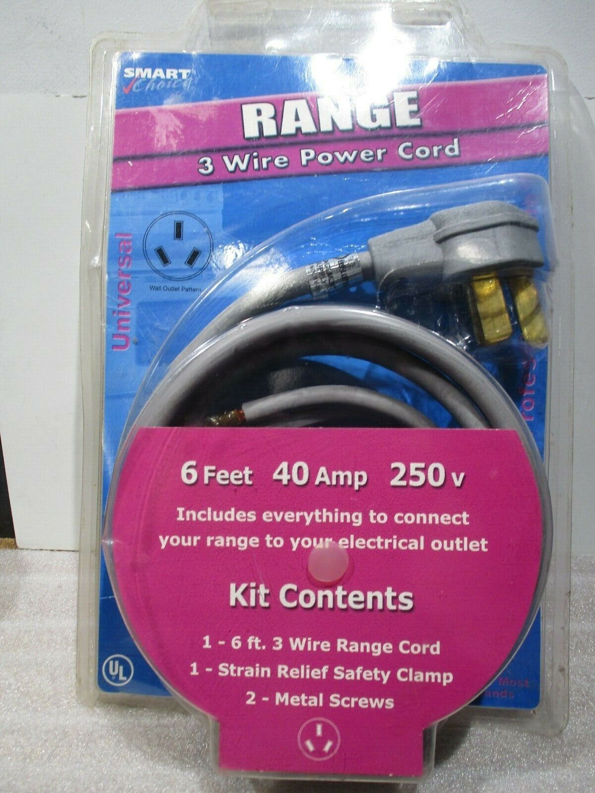 ELECTROLUX SMART CHOICE RANGE 3 Amp_250v Power 6'_40 Genuine Free Shipping Wire El Paso Mall Cord