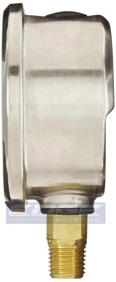 25 PACK LIQUID FILLED PRESSURE GAUGE 0-2,000 PSI 2.5" FACE, 1/4" NPT LOWER MOUNT - Image 3 of 4