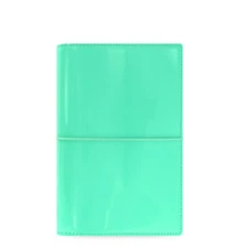 Filofax Domino Organizer Patent Turquoise - Personal Size  022514 