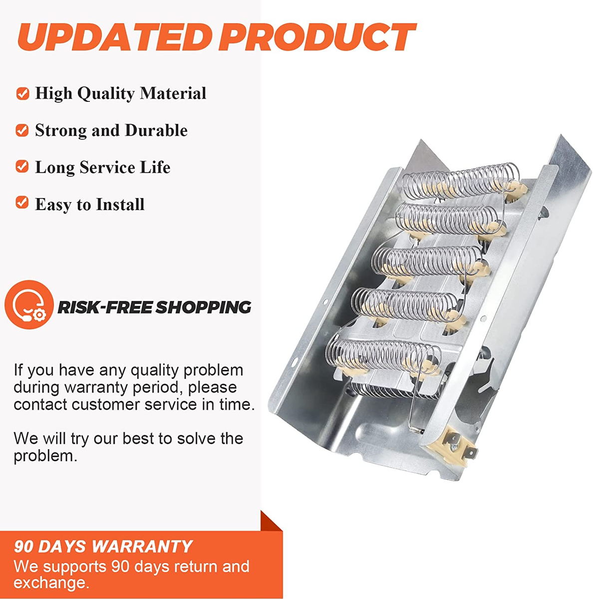 Per 279838 Elemento Riscaldante Per Asciugatrice On - Foto 6