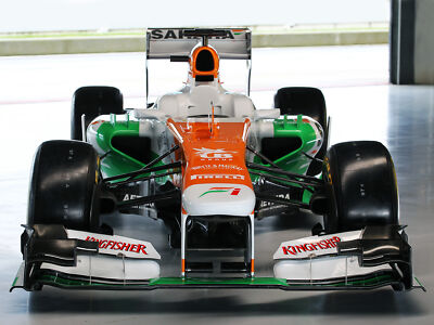 Cars 2013 force india vjm06 formula one race racing Desk Mat Stitched