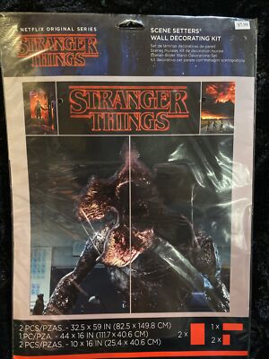 Stranger Things Demogorgon Scene Setter Party Wall Decoration