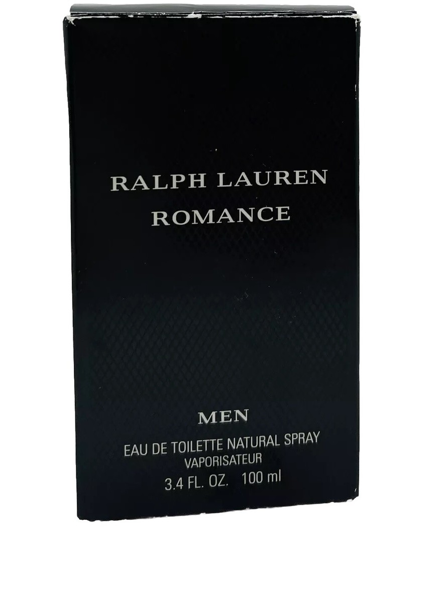 RALPH LAUREN ROMANCE MEN EDT 100ML/3.4 Oz , DISCONTINUED, VERY