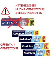 KUKIDENT COMPLETE TENUTA FORTE SAPORE FRESCO - 4 CONFEZIONI - FORMATO MAXI  70 G