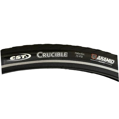 CST Crucible Wire Bead Bicycle Tire - 700c X 42mm - City Commuter With Puncture Protection - View #9