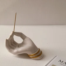 Incense Holder Ceramic Buddha Burner Home Decor Meditation Accessorie Quirky Art