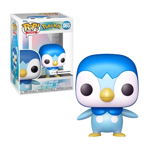 Funko Pop Piplup Pearlescent Pokemon Center Exclusive w/ Protector