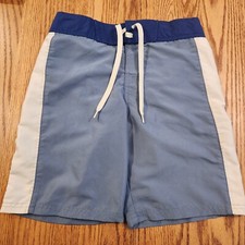 Art Class Kids Boys' Colorblock Swim Trunks Shorts Light Blue Size 10