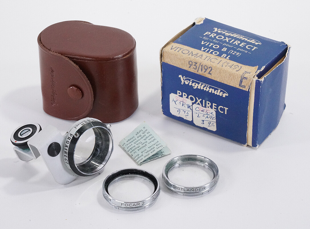 VOIGTLANDER PROXIRECT CLOSE-UP SET 93/192 FOR VITO B, BL VOIGTLANDER PROXIRECT CLOSE-UP SET 93/192 FOR VITO B, BL