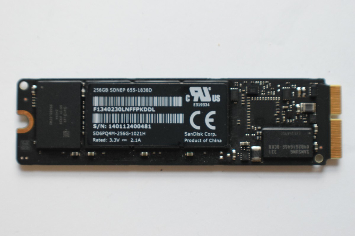 Apple 純正 SSD 256GB SD6PQ4M-256G-1021 MacBook Pro 13