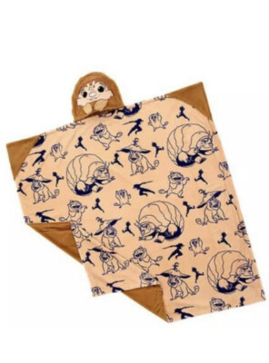 Disney Raya Disney Prinzessin Freund Tuk Tuk wandelbares Kissen Kapuze Fleece Überwurf