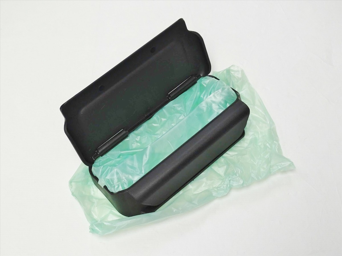 Contenitore rifiuti 3 bidoni acciaio nero 207x79x117 cm | Leroy Merlin