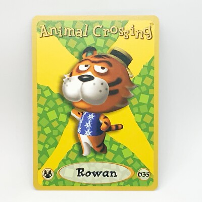 Animal Crossing Rowan 035 E-Reader Card Nintendo GameCube GBA Series 1 ...