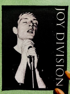 Joy Division Ian Curtis Large Patch: New, Digitally Printed, Sew On, 10 X 8 Inch
