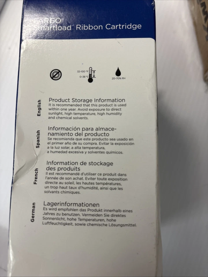 Cinta de resina Fargo DTC 045111 - 500 impresiones Foto 2 de 4